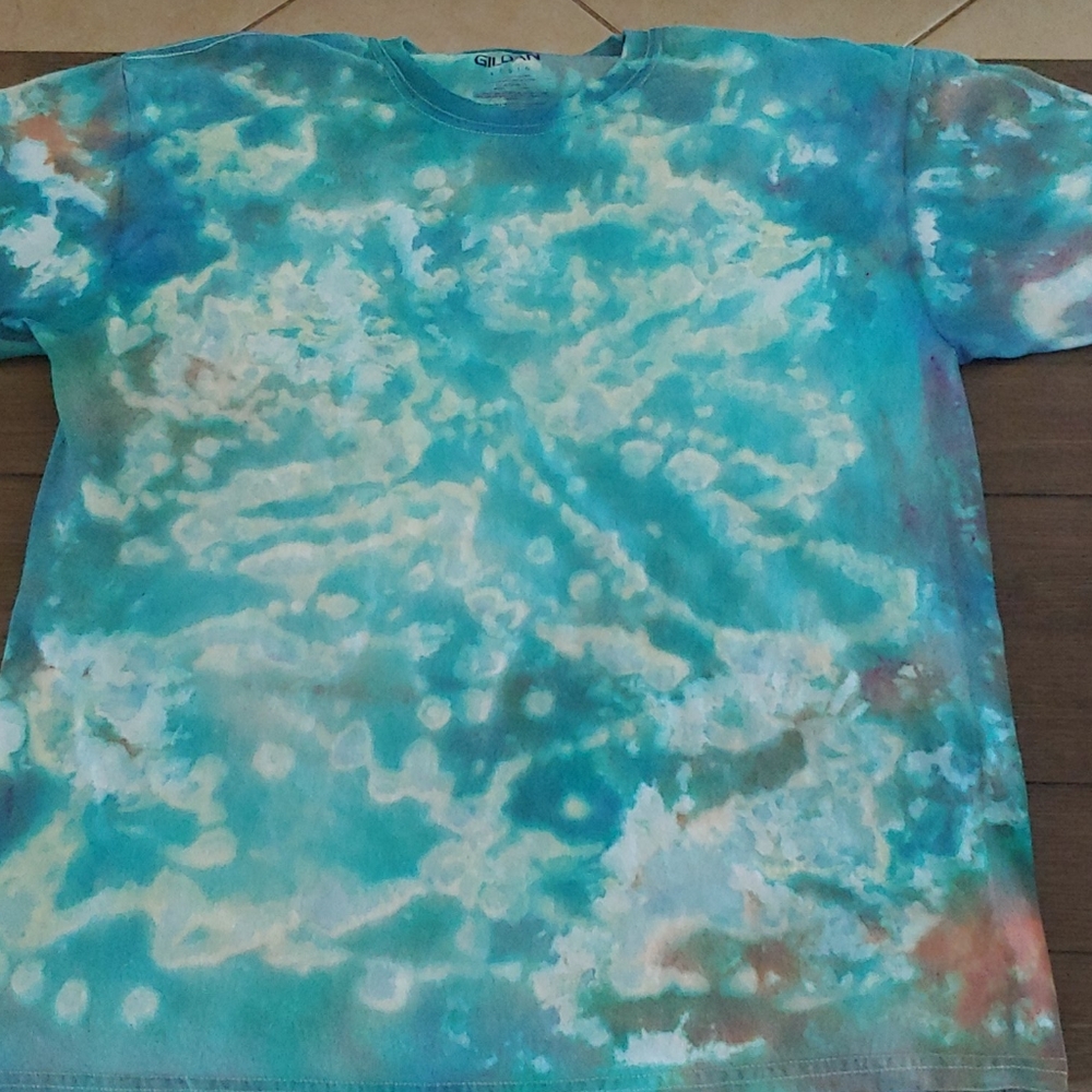 Homemade tie-dye shirt